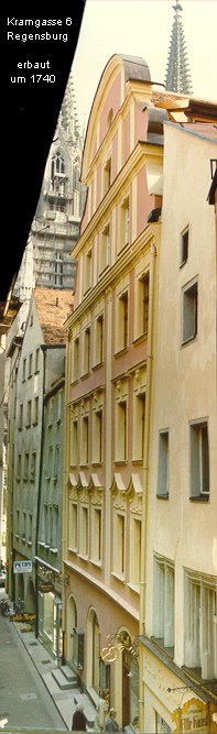 Unser Haus in der Kramgasse in Regensburg